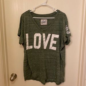 Green LOVE tshirt